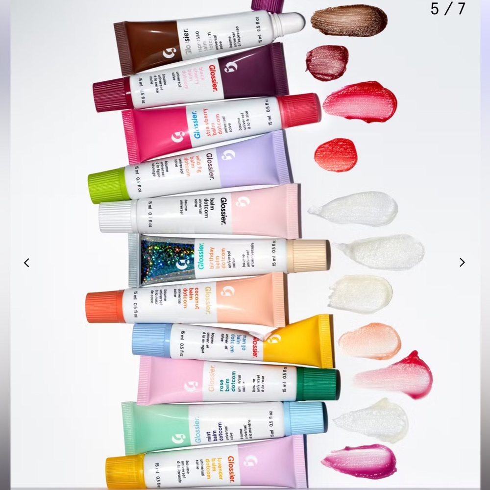 Glossier. Coconut Balm Dotcom Nourishing Lip Balm - Picture 6 of 8